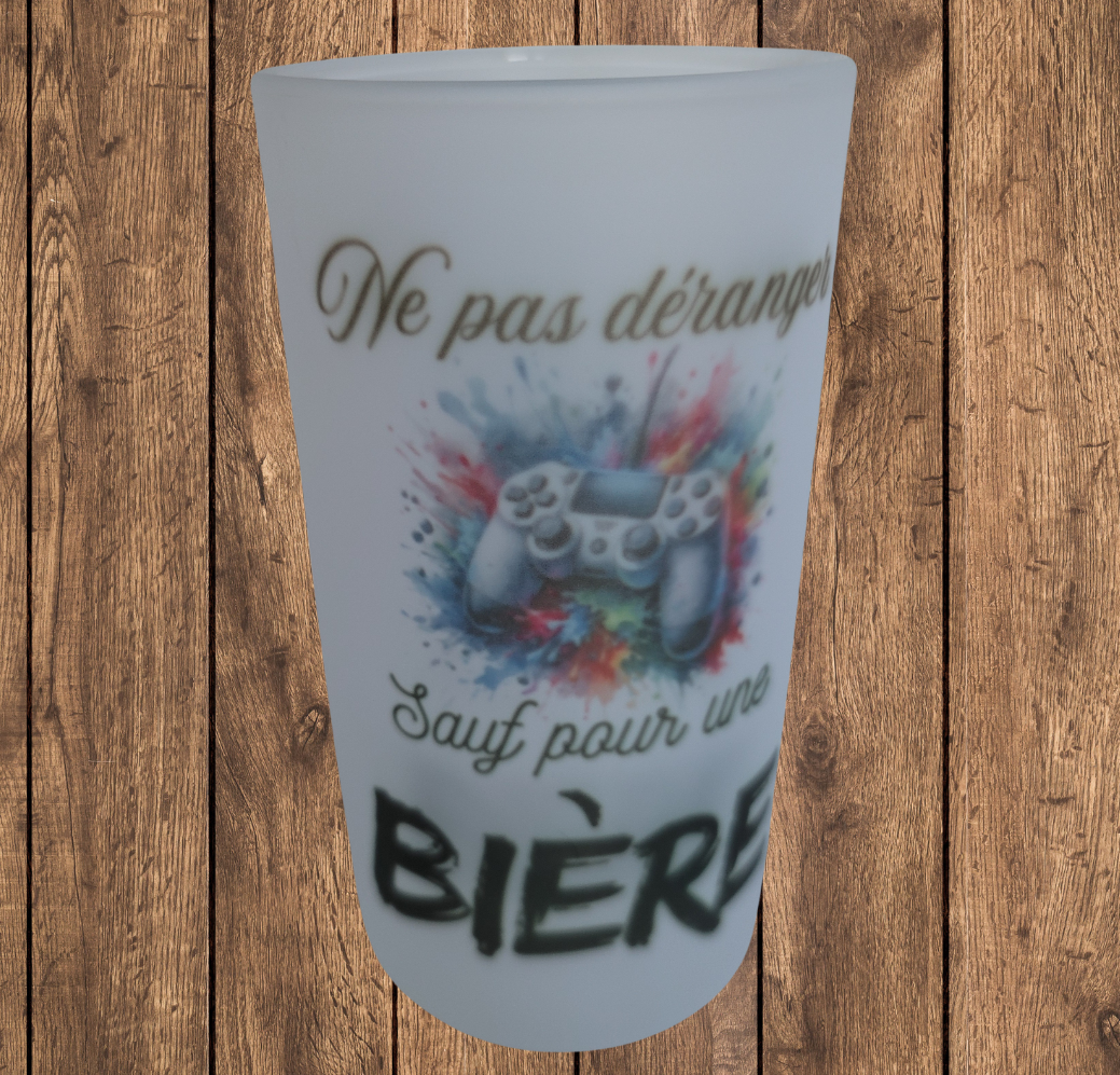 Choppe à Bière givrée